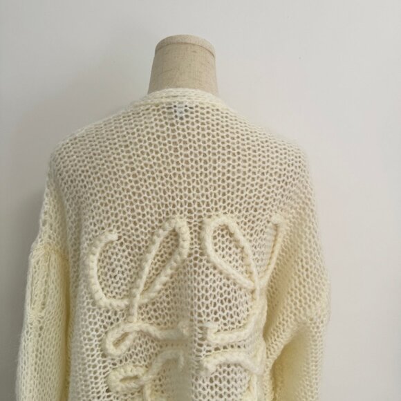 NWOT !Loewe Anagram mohair-blend cardigan - Picture 11 of 13